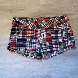 Multi-Color Plaid Shorts